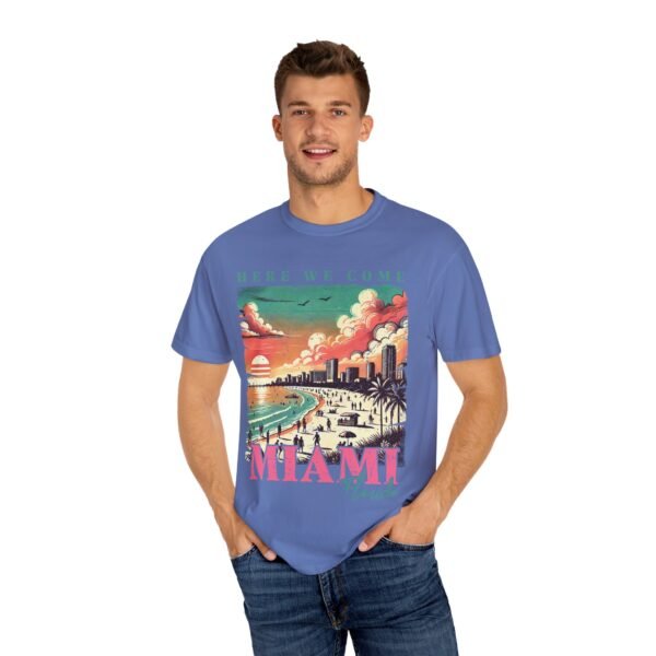 Miami Sunset T-Shirt, Vintage Florida Tee, Retro Beachwear, Summer Vacation Shirt, Unisex Graphic Tee, Travel Apparel - Image 35