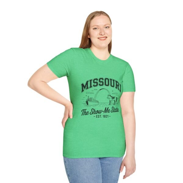 Missouri Unisex Softstyle T-Shirt, Show-Me State Tee, State Pride Shirt, Gift for Travelers, Casual Wear, Souvenir Apparel - Image 5