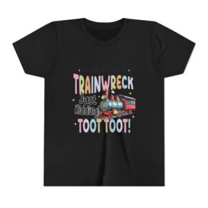 RML I’m Not Always A Trainweck Infinity Tee, Youth Short Sleeve T-Shirt, Sisterhood Gift, Best Sister Ever, Family Bond Tee, Birthday Present for Girls