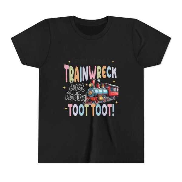 RML I'm Not Always A Trainweck Infinity Tee, Youth Short Sleeve T-Shirt, Sisterhood Gift, Best Sister Ever, Family Bond Tee, Birthday Present for Girls