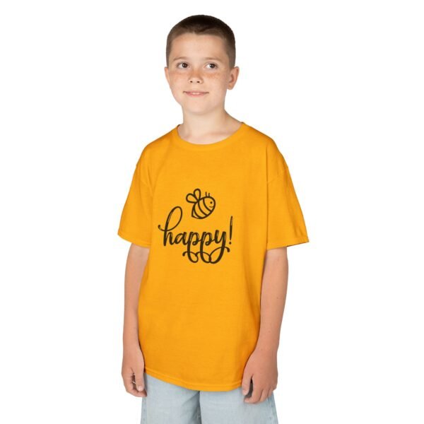 Kids Happy Bee Tee | Cute Kids T-Shirt | Bee-Themed Gift | Birthday Apparel | Summer Outfit | Children's Clothing | Fun Shirt - Image 4