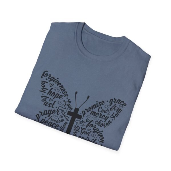 Inspirational Butterfly Graphic T-Shirt, Faith Shirt, Religious Tee, Gift for Believers, Spiritual Apparel - Image 39