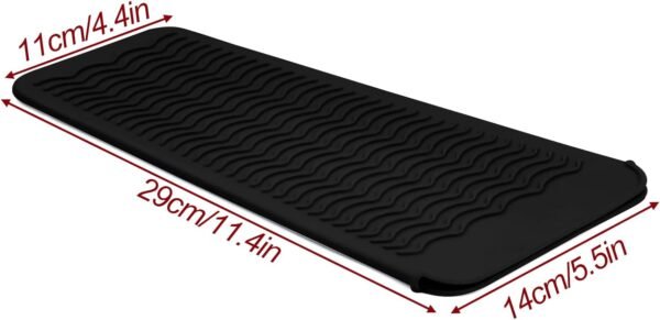 1Pack Silicone Heat Resistant Mat Pouch for Hair S... - Image 4