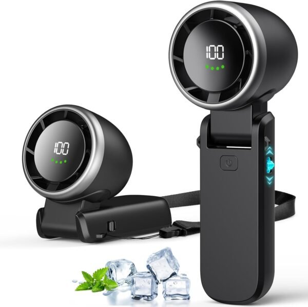 Portable Handheld Turbo Fan, Stepless 100 Gear Win... - Image 2