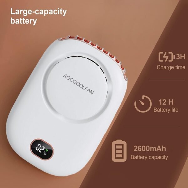 Portable Neck Fan, Mini Small Personal Handheld Fa... - Image 4