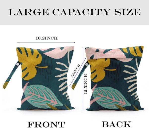 Wet Bag, Wet Dry Bag, Wet Bag for Swimsuit, Travel... - Image 3