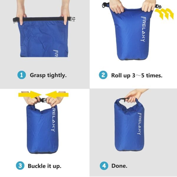 Frelaxy Dry Bag 3-Pack/5-Pack, Ultralight Dry Sack... - Image 7