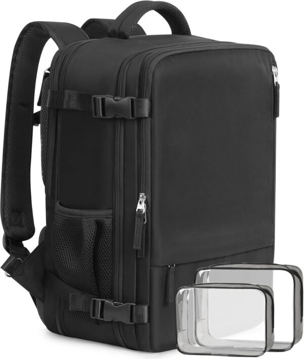 Beraliy Travel Backpack for Men Women, Large Carry... - Image 2