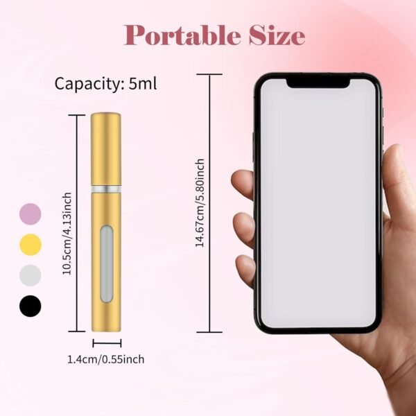 4pcs Mini Perfume Travel Bottle, Perfume Atomiser ... - Image 4