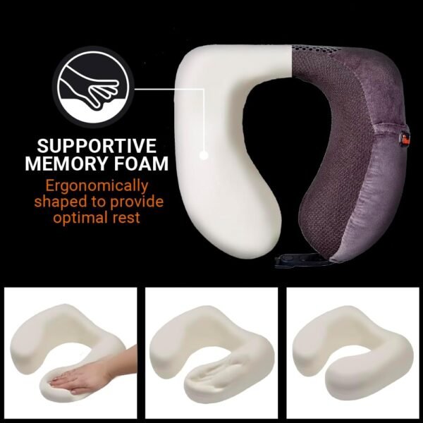 Ultimate 3.0 Travel Pillow, Deluxe Memory Foam Nec... - Image 5