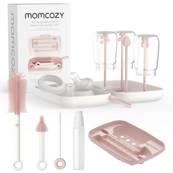Momcozy Bottle Brush Set - Baby Bottle Cleaner Kit... - Image 2