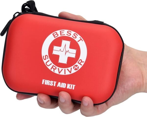 Mini First Aid Kit -Small Waterproof Hard Shell Me... - Image 2