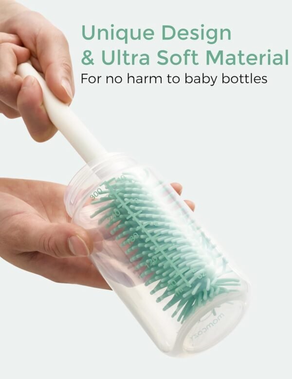 Momcozy Bottle Brush Set - Baby Bottle Cleaner Kit... - Image 5