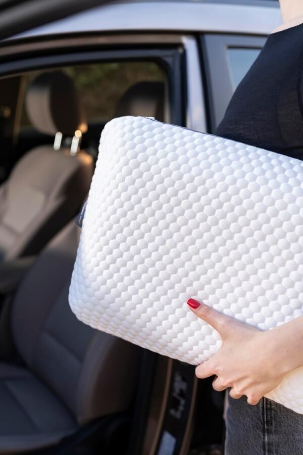 Travel Memory Foam Pillow for Sleeping, Comfortabl... - Image 6
