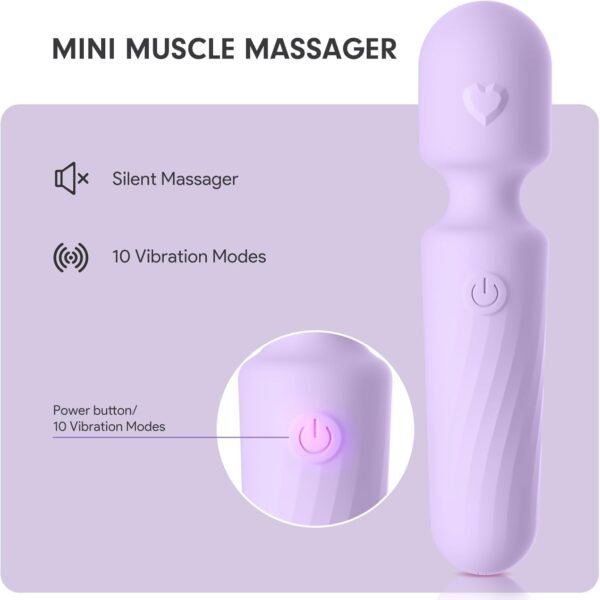 Portable Travel Massage Tool, 10 Modes Rechargeabl... - Image 6