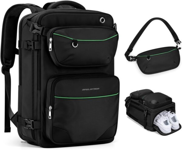 Maelstrom Travel Backpack for Men Women, 35L Carry... - Image 2