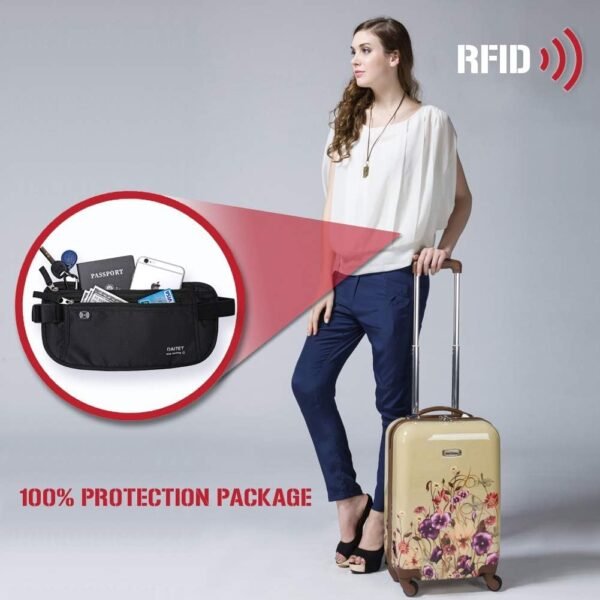 DAITET Money Belt - Passport Holder Secure Hidden ... - Image 7