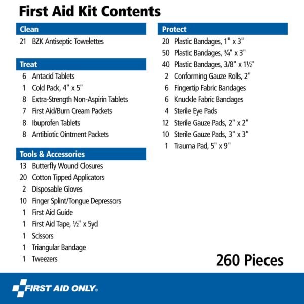 First Aid Only 91248 OSHA-Compliant First Aid Kit,... - Image 3