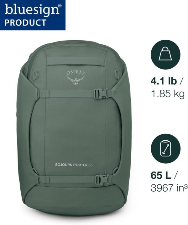 Osprey Sojourn Porter 65L Travel Backpack, Koseret... - Image 3