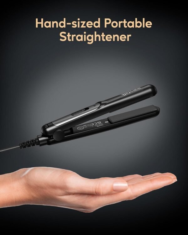Wavytalk Mini Flat Iron 0.7 Inch Ceramic Mini Hair... - Image 4