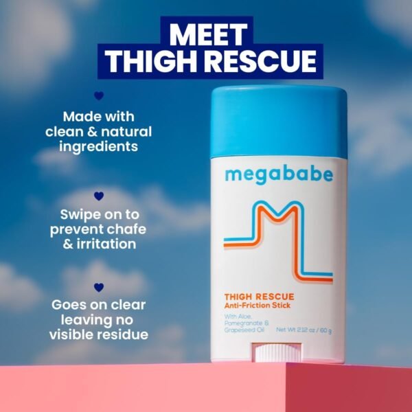 Megababe Thigh Rescue Anti-Chafe Stick | Prevents ... - Image 3