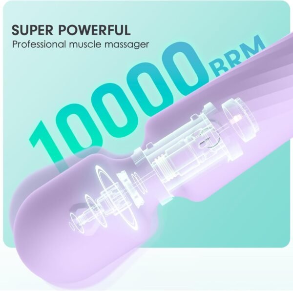 Portable Travel Massage Tool, 10 Modes Rechargeabl... - Image 7