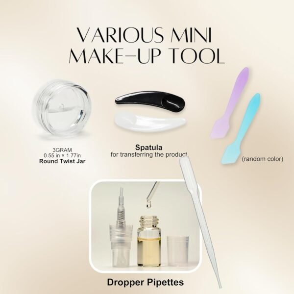 38 pcs Mini Makeup Containers Set, Travel Size Bot... - Image 5