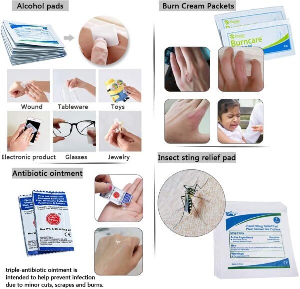 DEFTGET Waterproof First Aid Kit Travel Essentials... - Image 5