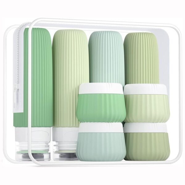 Travel Bottles for Toiletries 8 Pack, Tsa Approved... - Image 2