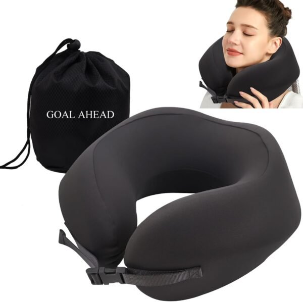 Travel Neck Pillows for Airplanes, Compact Memory ... - Image 2