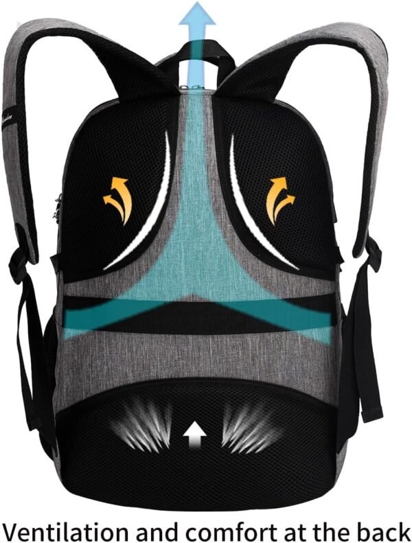 SHRRADOO Anti Theft Laptop Backpack Travel Backpac... - Image 7