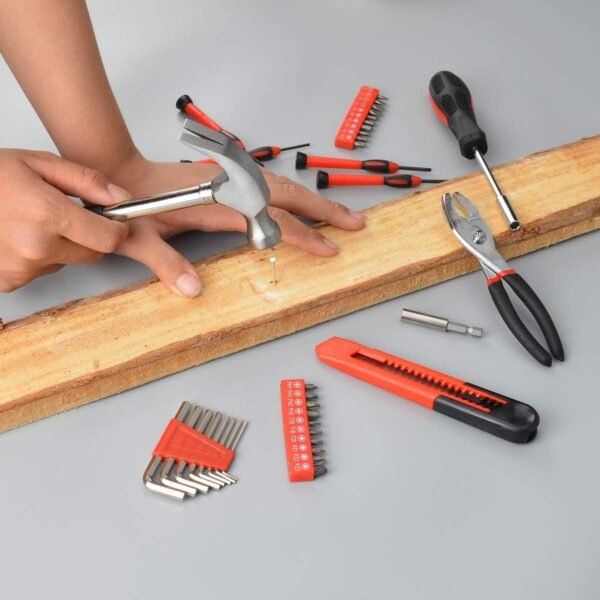 39-Piece Household Tools Kit - Small Basic Home To... - Image 5