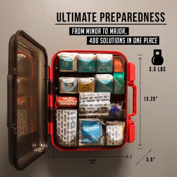 EVERLIT 400 Pcs Emergency First Aid Kit Medical Ki... - Image 6
