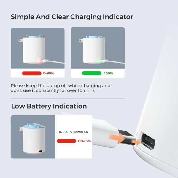 FLEXTAILGEAR Tiny Portable Ultra-Mini Air Pump wit... - Image 7