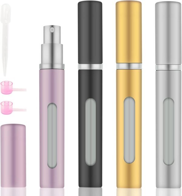 4pcs Mini Perfume Travel Bottle, Perfume Atomiser ... - Image 2