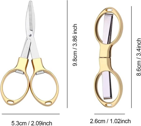 Folding Scissors, TSA Compliant and Portable, Comp... - Image 3