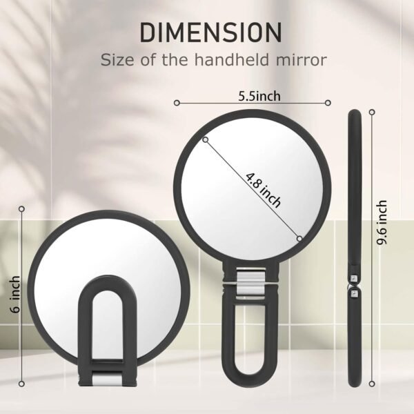 Magnifying Handheld Mirror Double Sided, 1X 15X Ma... - Image 8