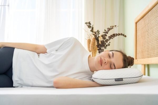 Travel Memory Foam Pillow for Sleeping, Comfortabl... - Image 3