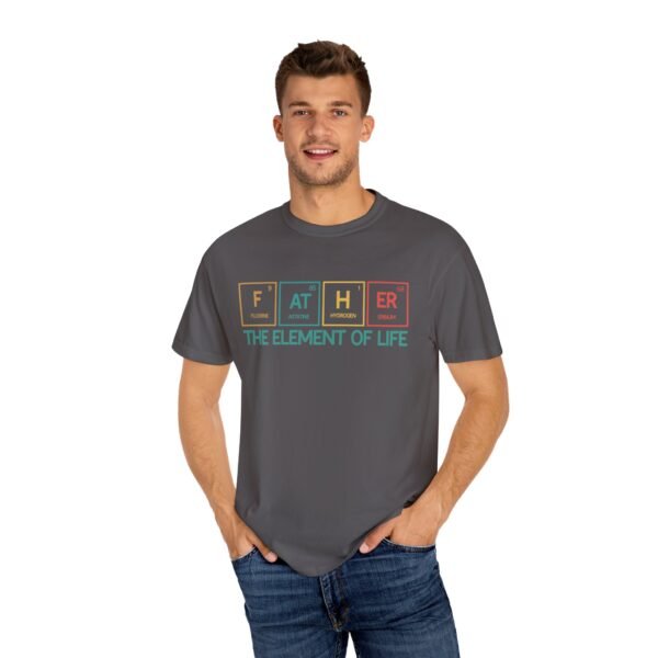 Father Element of Life T-Shirt, Unisex Gift, Dad's Day Out Tee, Science Dad Shirt, Father's Day Present, Casual Everyday Wear - Image 8