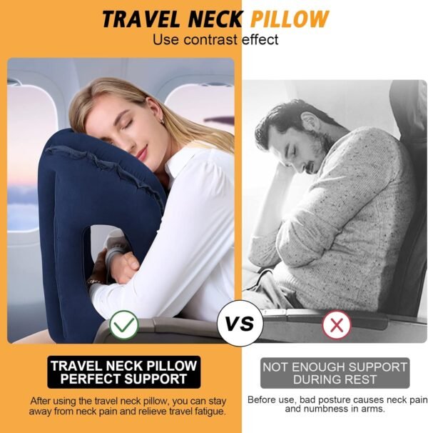 Inflatable Travel Pillow,Multifunction Travel Neck... - Image 4
