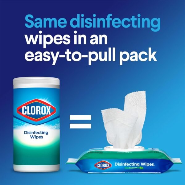 Clorox Disinfecting Wipes, Bleach Free, Household ... - Image 4