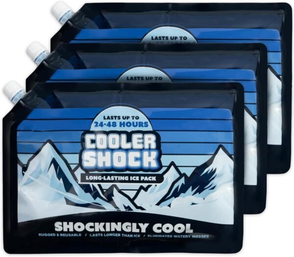 Cooler Shock Reusable Ice Packs for Cooler - Long ... - Image 2