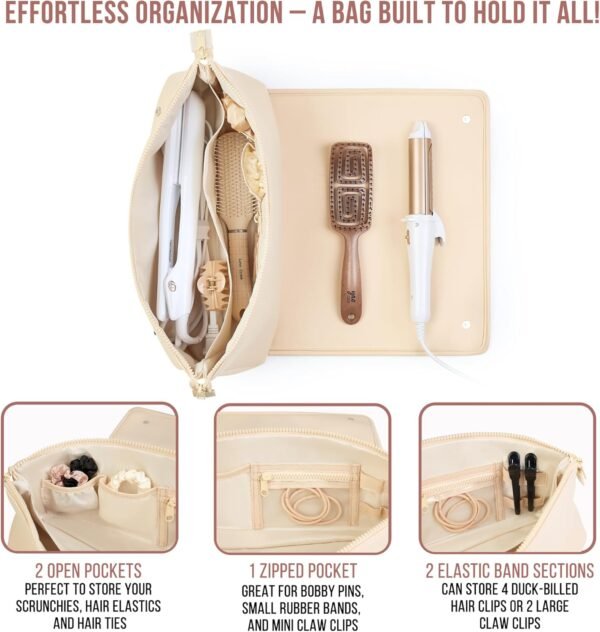 Hair Tools Travel Bag and Heat Resistant Mat for F... - Image 8