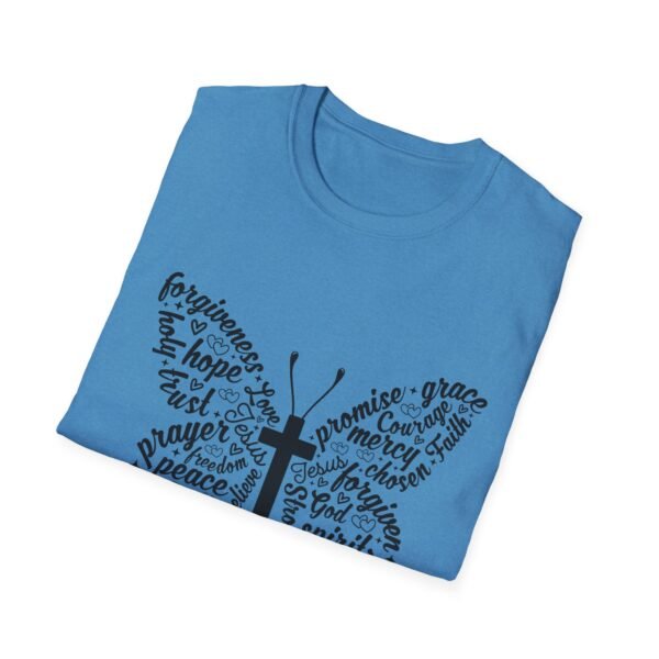 Inspirational Butterfly Graphic T-Shirt, Faith Shirt, Religious Tee, Gift for Believers, Spiritual Apparel - Image 30