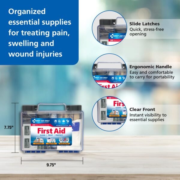 First Aid Only 91248 OSHA-Compliant First Aid Kit,... - Image 5