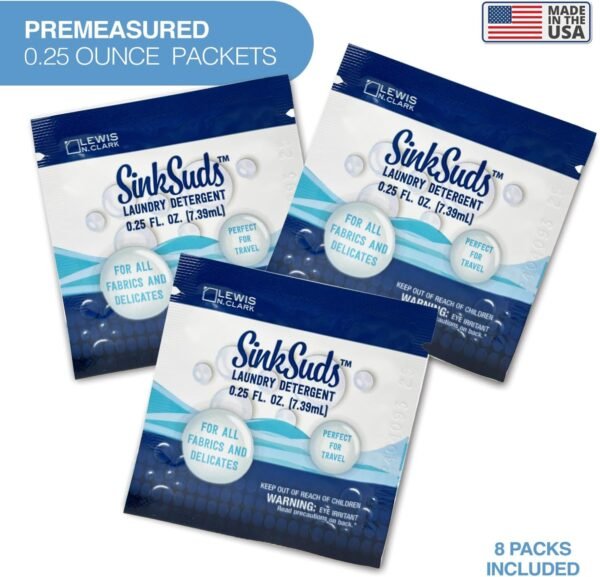 SinkSuds Laundry Detergent, Travel Size Liquid Soa... - Image 6