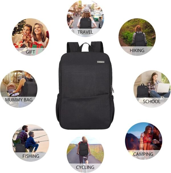 MAXTOP Deep Storage Laptop Backpack with USB Charg... - Image 7