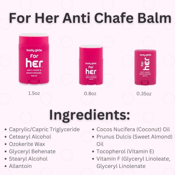 Body Glide For Her Anti Chafe Balm | Chafing stick... - Image 8