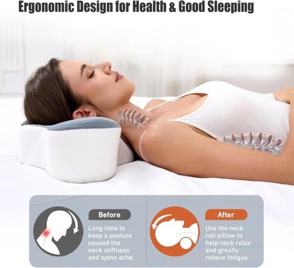 Bespilow Travel Pillow for Sleeping,Cervical Neck ... - Image 3