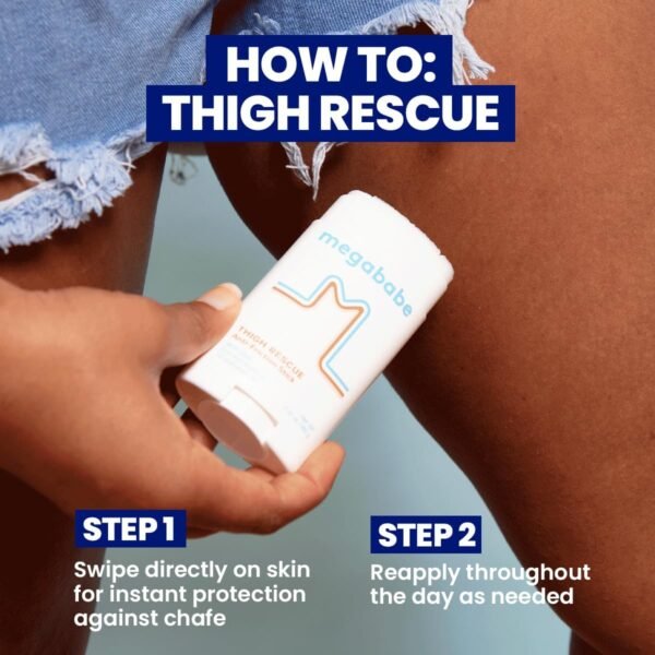 Megababe Thigh Rescue Anti-Chafe Stick | Prevents ... - Image 6